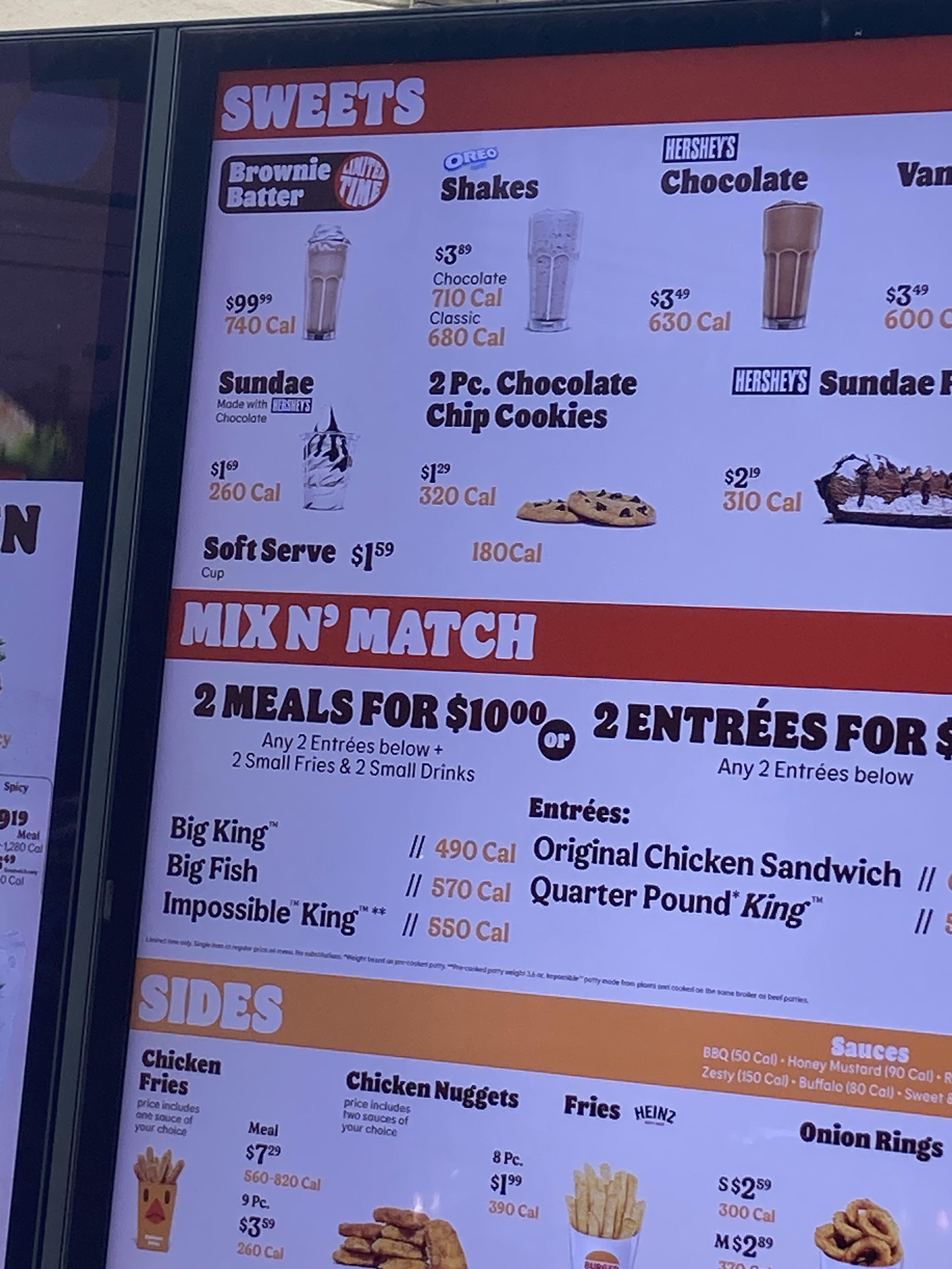 Burger King Ice Cream Menu With Prices: Indulge & Save!