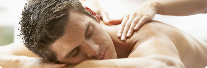Man getting a massage