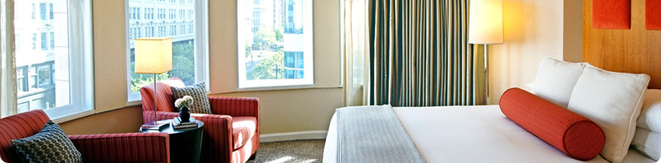 Corner King Guestroom at Hotel Palomar San Francisco