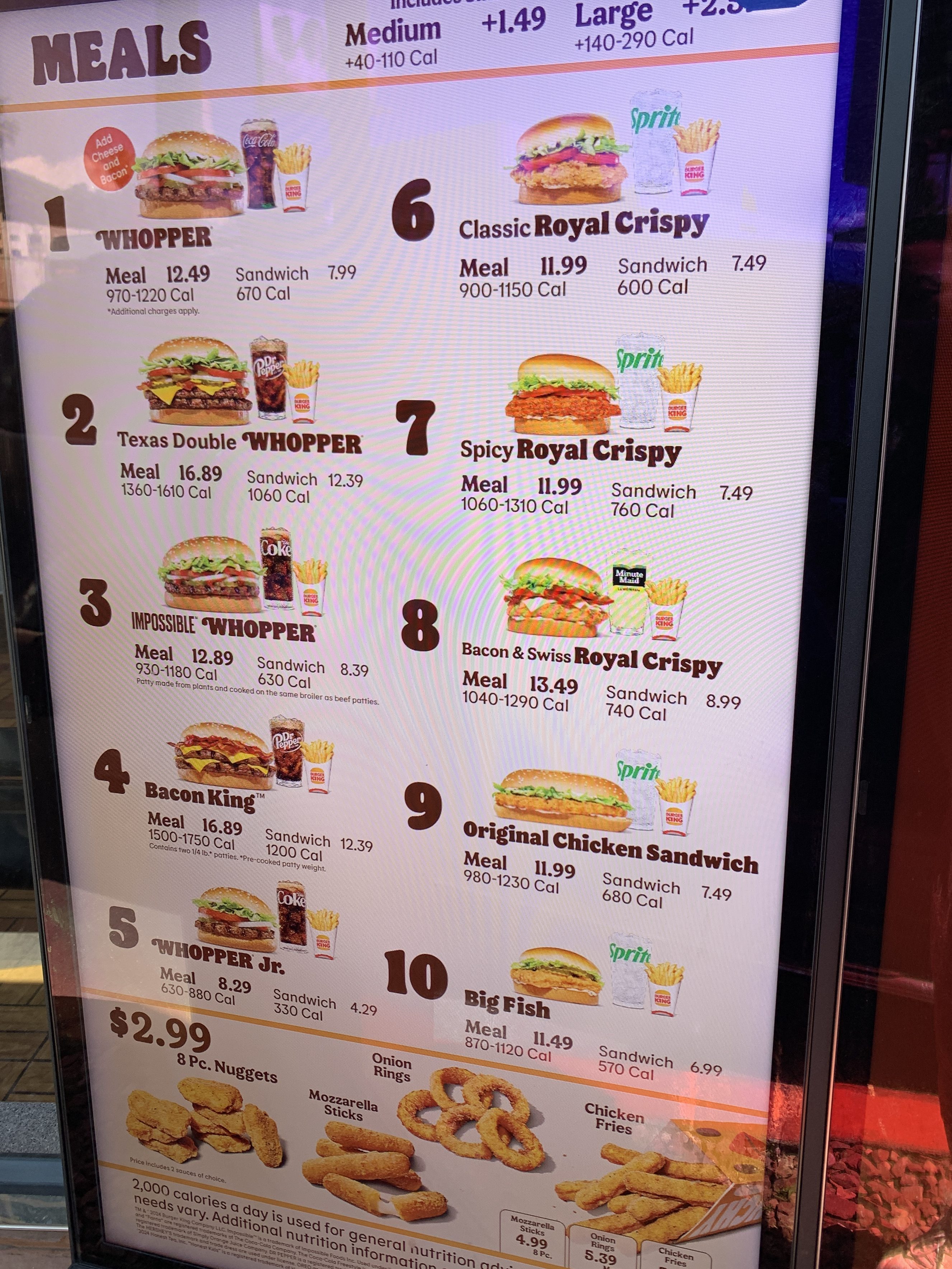 Burger King Lunch Menu With Prices: Delicious Deals Await