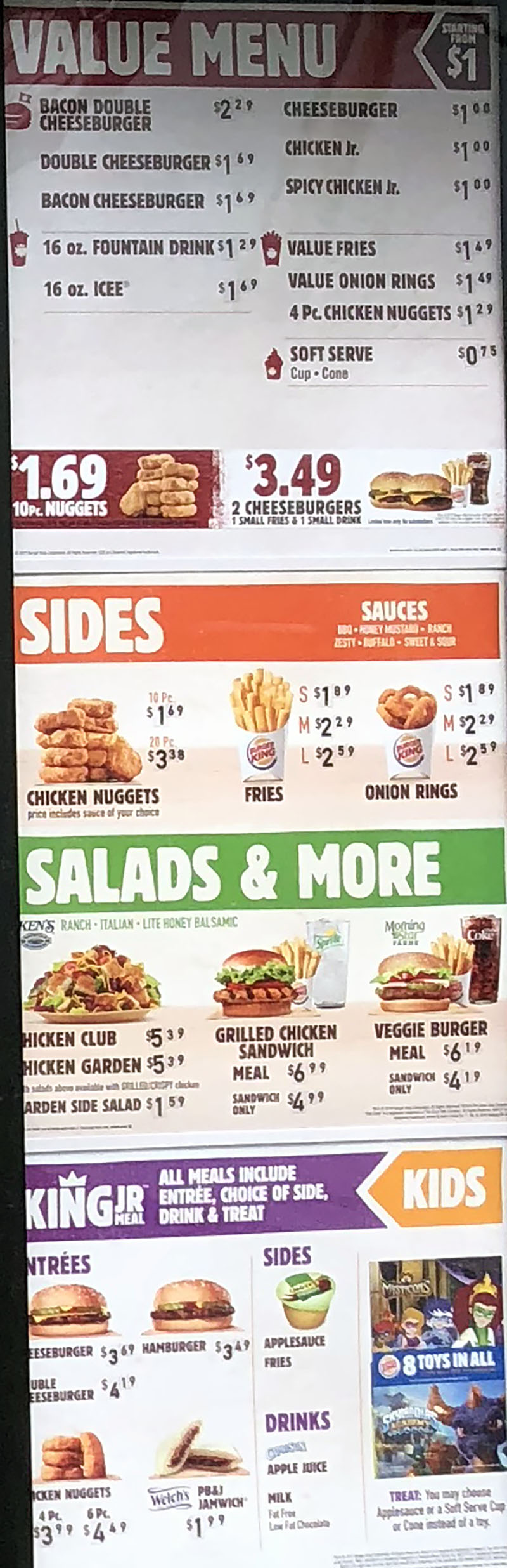 Burger King Salad Menu With Prices: Fresh Choices Unveiled